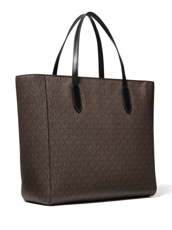 MICHAEL Michael Kors Sinclair Large East West Grab Tote - Brown, Black & Orange - Picture 3 of 5